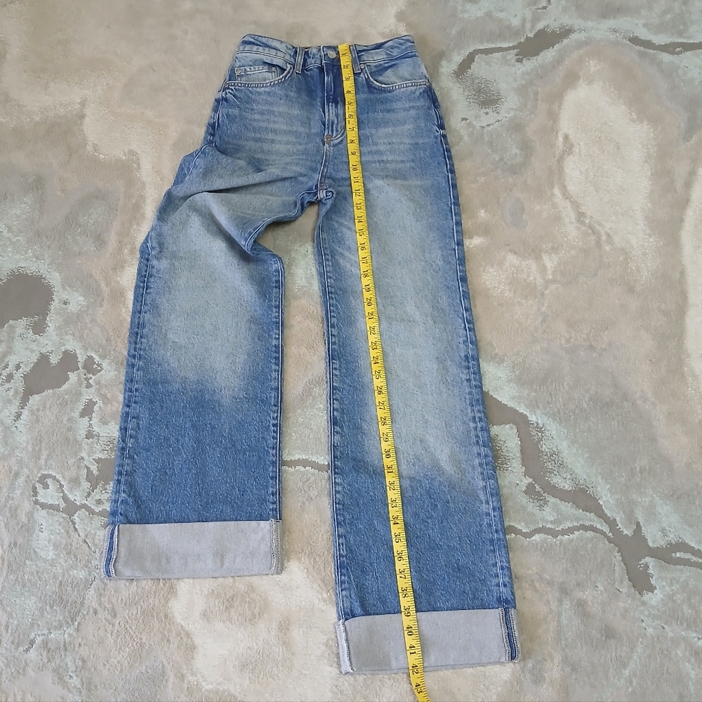 Pilcro‎ The Austyn High-Rise Cuffed Wide-Leg Jeans - Picture 12 of 13